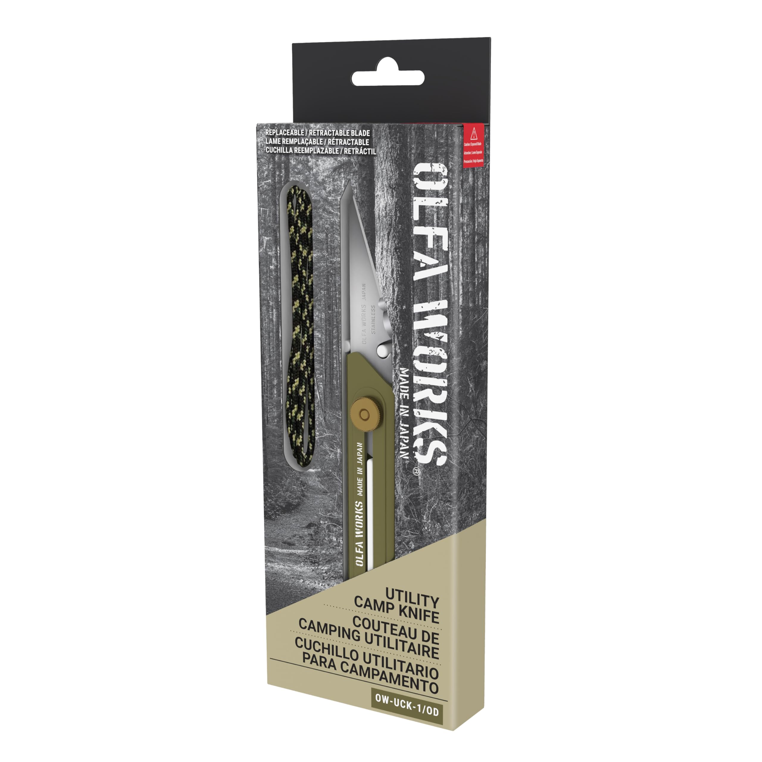 OLFA WORKS OW-UCK-1/SB Utility Camp Knife